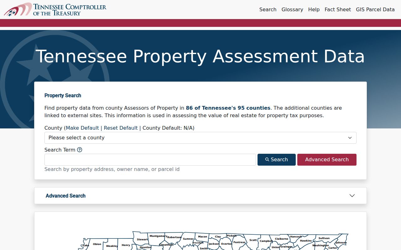 Hendersonville people search through the Sumner County property assessment interface