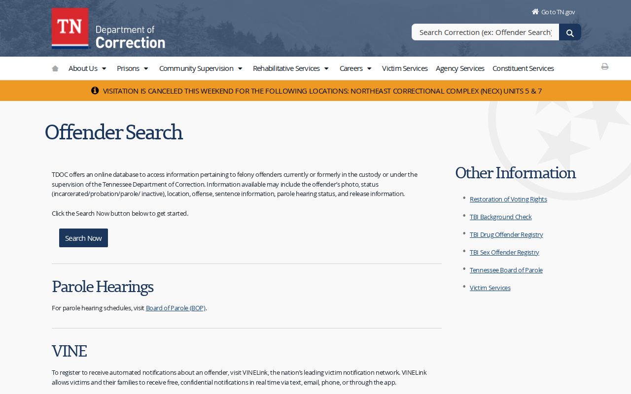 Hendersonville public records access through the Tennessee FOIL service